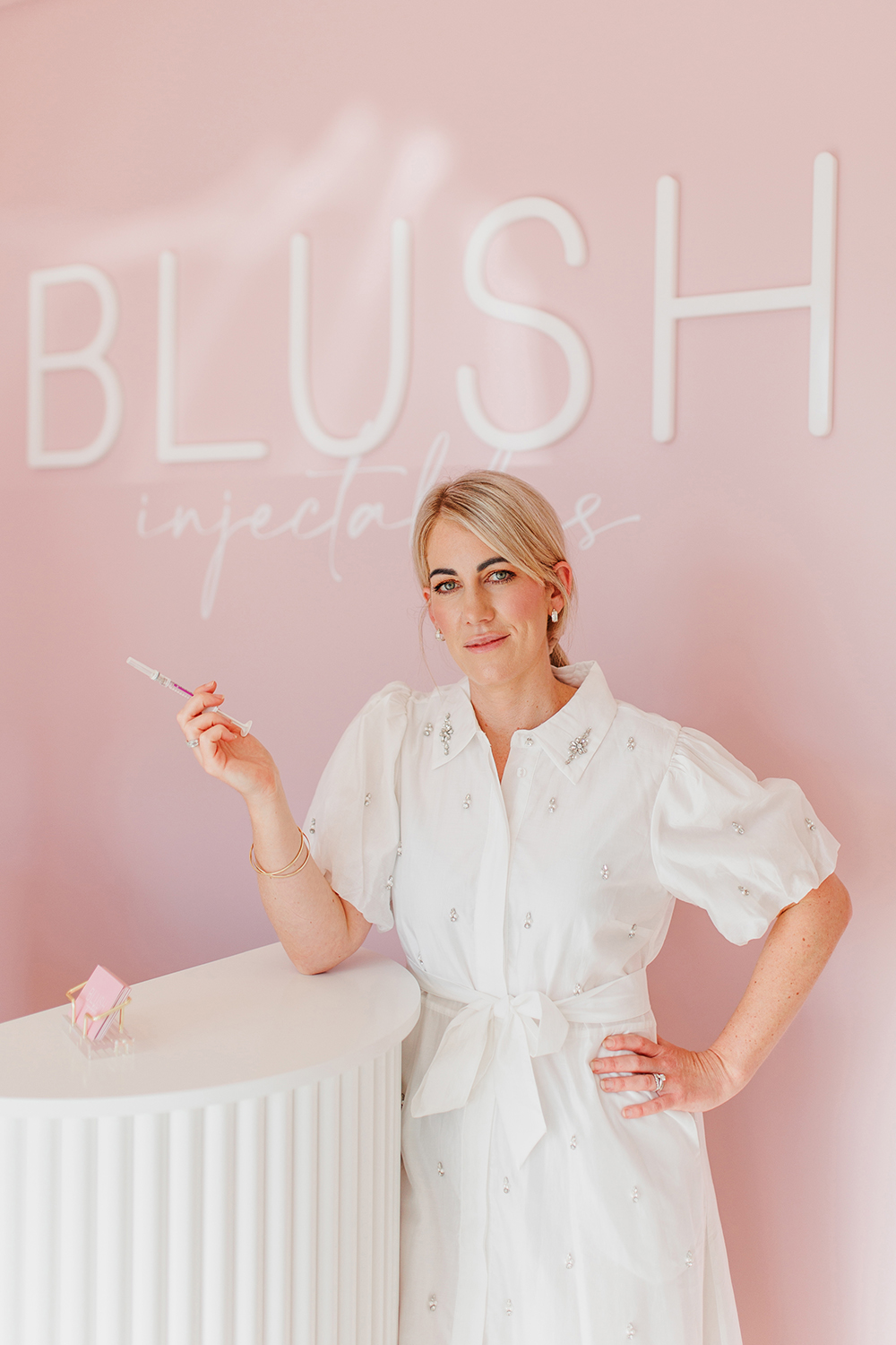 Dominique Lieder Cosmetic Nurse Blush Injectables Portrait